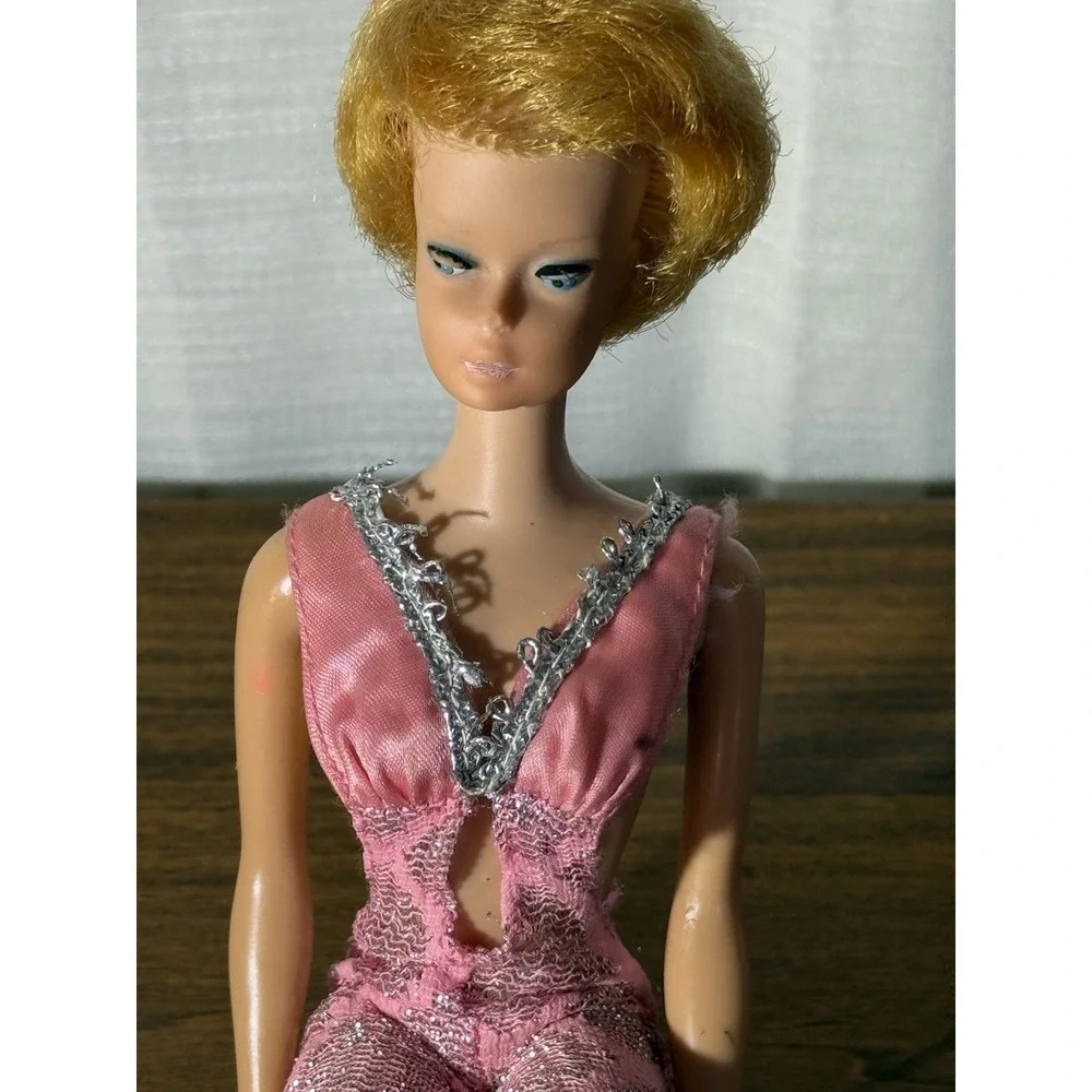 Vintage 1962 Midge Barbie Doll Straight Leg Blonde Hair Mattel Patented⁠ Parts - Picture 2 of 13